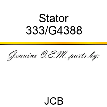 Stator 333/G4388