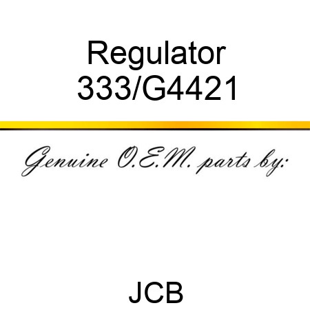 Regulator 333/G4421