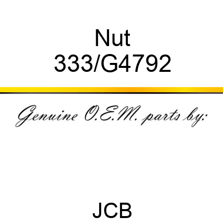 Nut 333/G4792