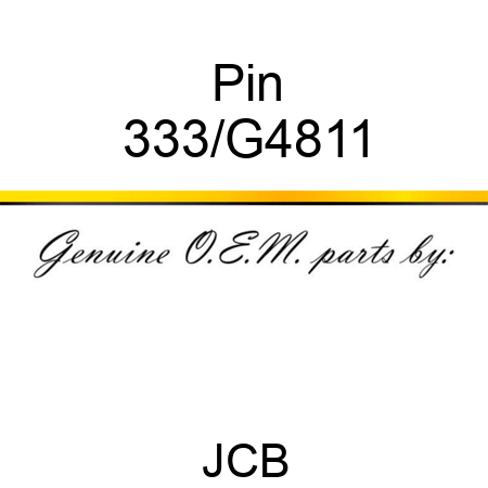 Pin 333/G4811