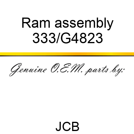 Ram assembly 333/G4823