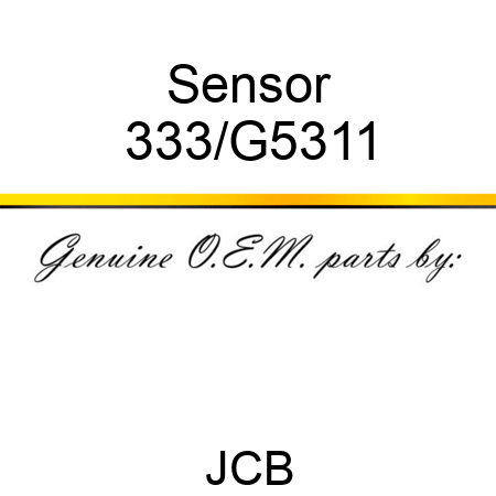 Sensor 333/G5311