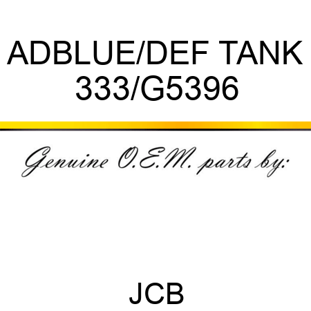 ADBLUE/DEF TANK 333/G5396