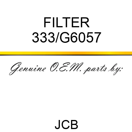 FILTER 333/G6057