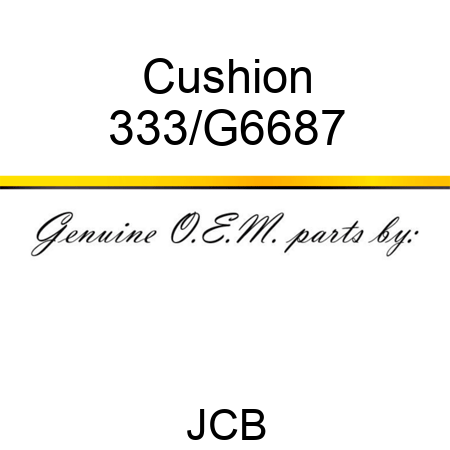 Cushion 333/G6687