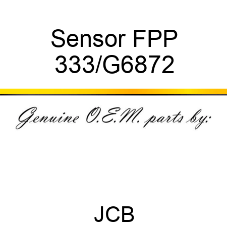 Sensor FPP 333/G6872