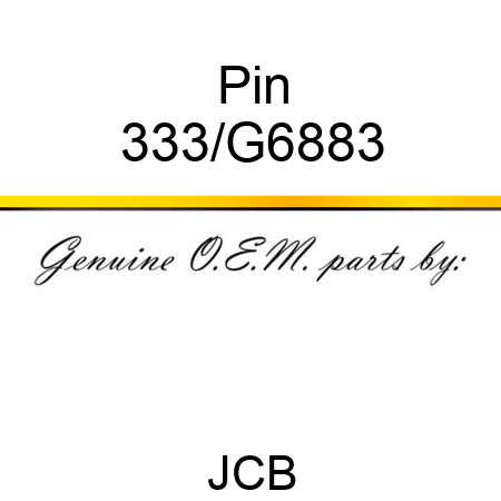 Pin 333/G6883