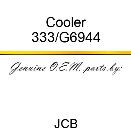Cooler 333/G6944