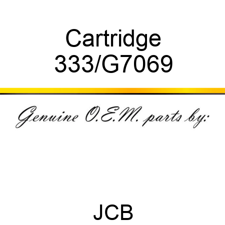 Cartridge 333/G7069