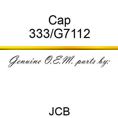 Cap 333/G7112