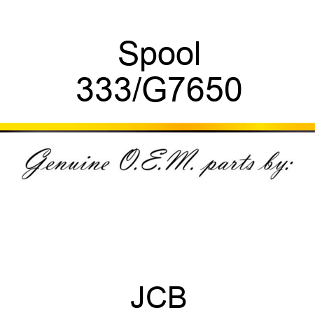 Spool 333/G7650