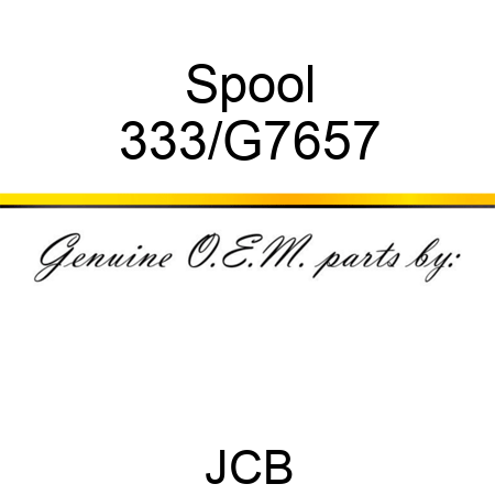 Spool 333/G7657