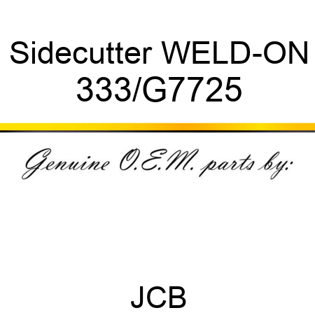 Sidecutter WELD-ON 333/G7725