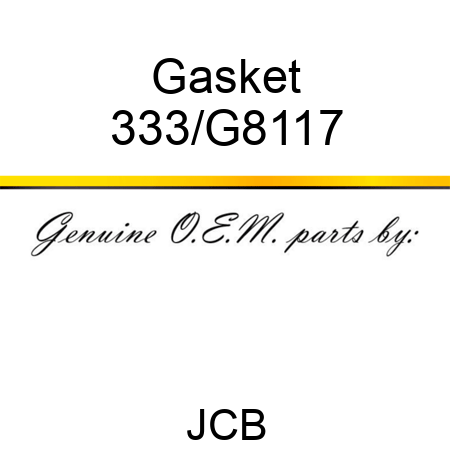 Gasket 333/G8117