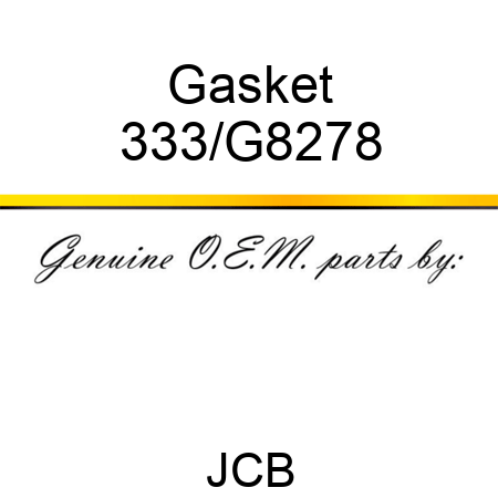 Gasket 333/G8278