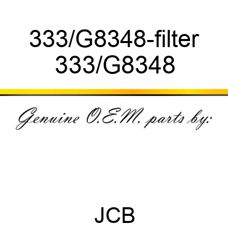333/G8348-filter 333/G8348