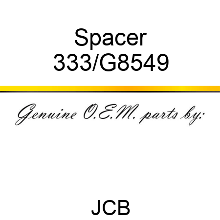 Spacer 333/G8549