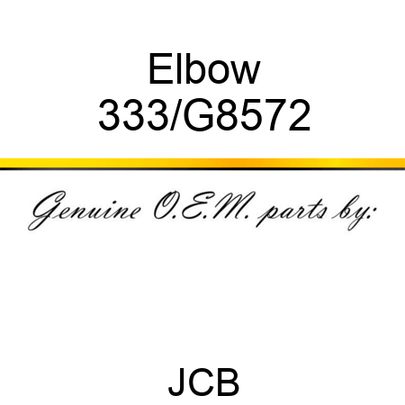 Elbow 333/G8572