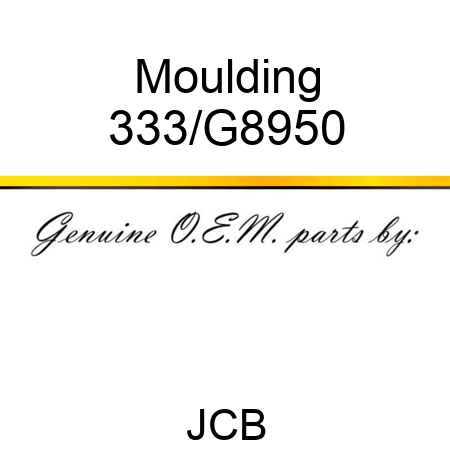 Moulding 333/G8950