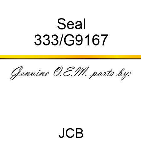 Seal 333/G9167