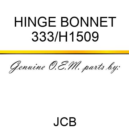 HINGE BONNET 333/H1509