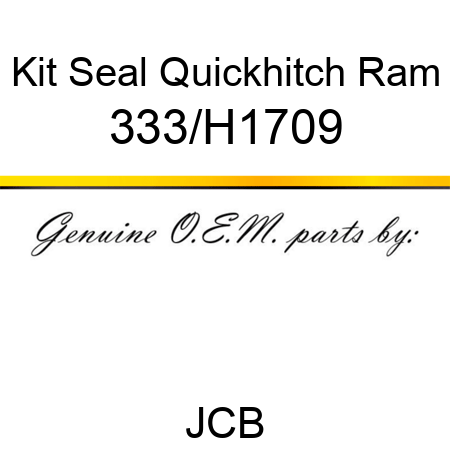 Kit Seal Quickhitch Ram 333/H1709