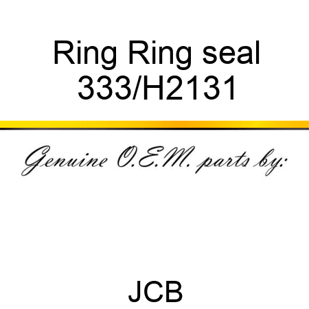 Ring Ring seal 333/H2131