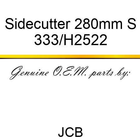 Sidecutter 280mm S 333/H2522