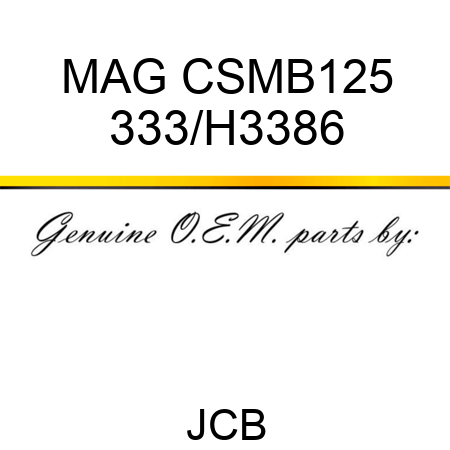 MAG CSMB125 333/H3386