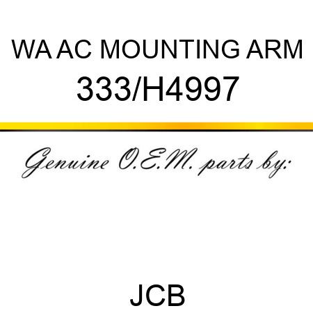 WA AC MOUNTING ARM 333/H4997