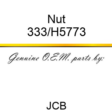 Nut 333/H5773