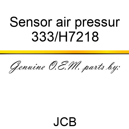 Sensor air pressur 333/H7218