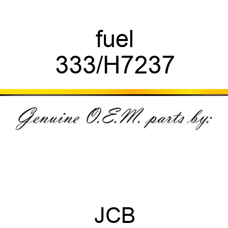 fuel 333/H7237