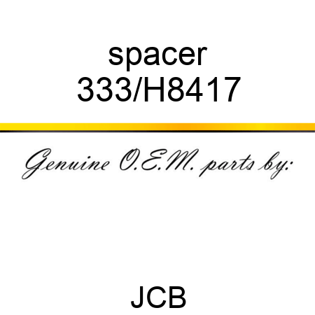 spacer 333/H8417