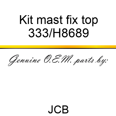 Kit mast fix top 333/H8689