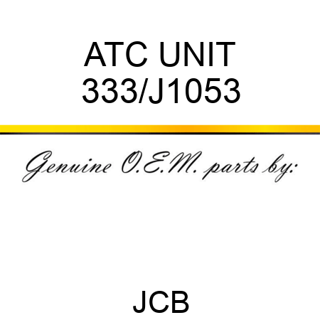 ATC UNIT 333/J1053