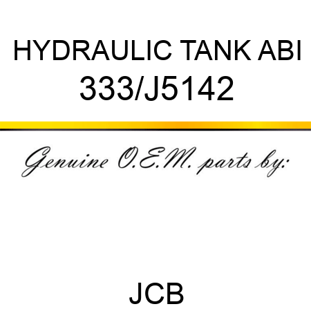 HYDRAULIC TANK ABI 333/J5142