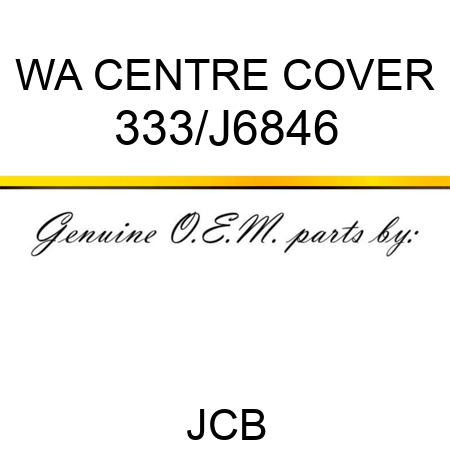 WA CENTRE COVER 333/J6846