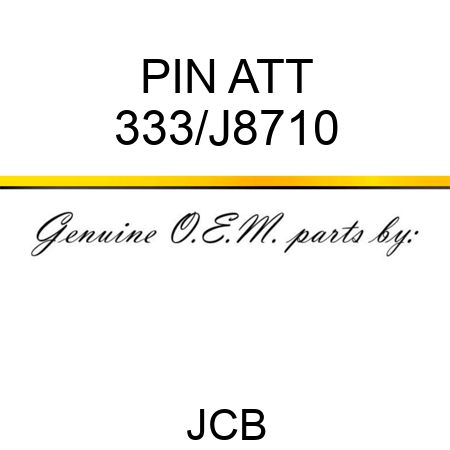 PIN ATT 333/J8710