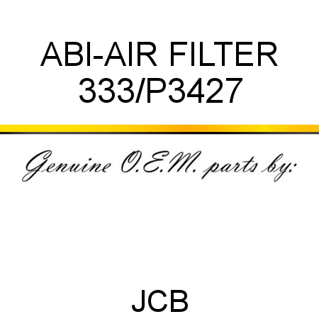 ABI-AIR FILTER 333/P3427