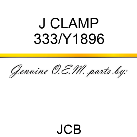 J CLAMP 333/Y1896