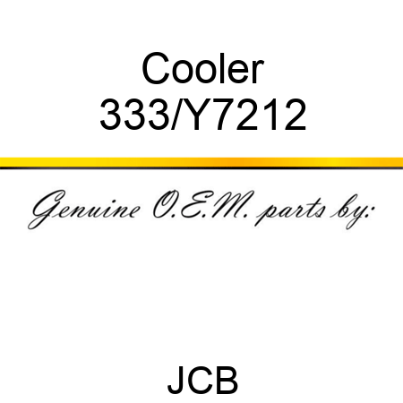 Cooler 333/Y7212
