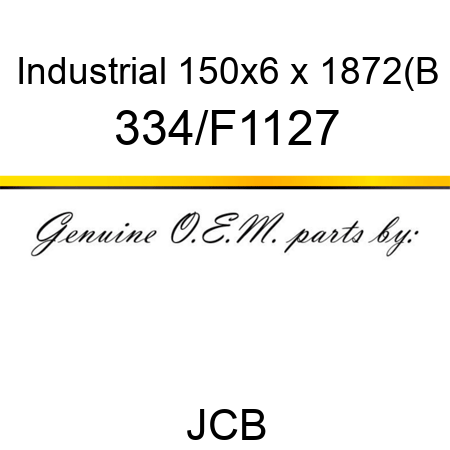 Industrial 150x6 x 1872(B 334/F1127