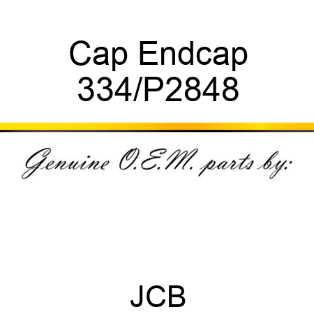 Cap Endcap 334/P2848