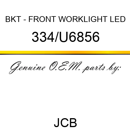 BKT - FRONT WORKLIGHT LED 334/U6856