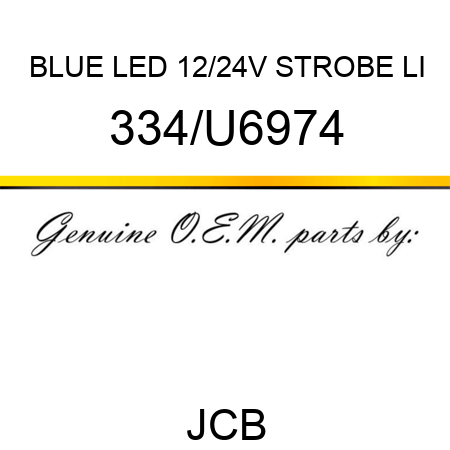 BLUE LED 12/24V STROBE LI 334/U6974