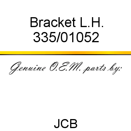 Bracket, L.H. 335/01052