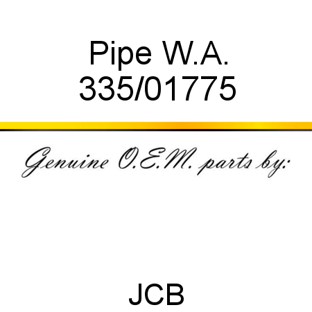 Pipe, W.A. 335/01775