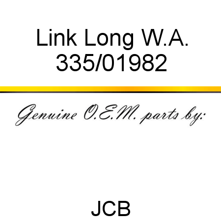 Link, Long W.A. 335/01982