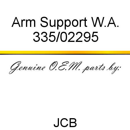 Arm, Support W.A. 335/02295